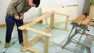 Simple sturdy workbench build [upl. by Noda]