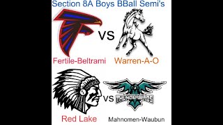 2024 Section 8A Boys Basketball Semifinals 31324 [upl. by Avert]