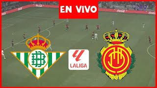 🔴EN VIVO  Real Betis vs Mallorca I LALIGA 202425 I Partido Completo fútbol en un Videojogo [upl. by Albin]