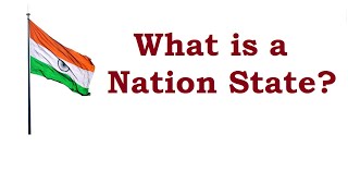 What is a Nation State [upl. by Lisabet296]