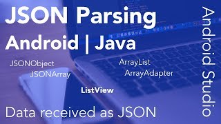 How To Parse JSON Data In Android  Android Studio  ArrayAdapter  ListView  Beginner [upl. by Keg]