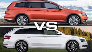 2016 VW Passat Alltrack vs 2016 Skoda Superb Combi [upl. by Justinian]