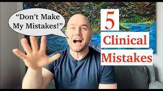 5 Mistakes I Made In Clinicals [upl. by Amri]