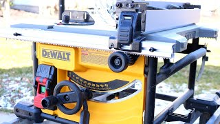 Dewalt Table Saw Review Looking at the new updated Compact Dewalt DWE7485 Table Saw [upl. by Tamarah]