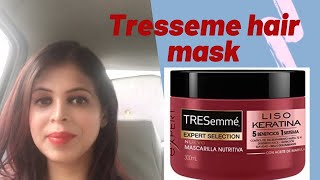 Amazing tresseme hair mask  HOW TO get soft silky smooth hair with treseme keratin treatment mask [upl. by Eelatsyrc]