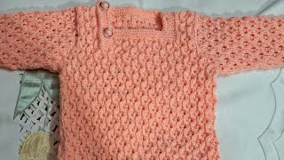 Beautiful sweater for 1Year baby babysweater sweaterbunai diy [upl. by Gnouhk]