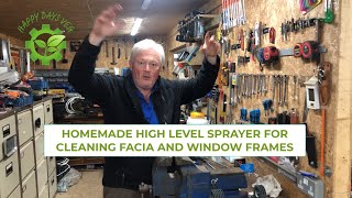 Homemade high level sprayer for Facia Boards and window frames [upl. by Alegre]