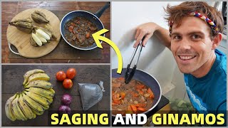 CANADIAN COOKING FILIPINO FOOD  Boiled Bananas With GinamosBagoong [upl. by Ahtaga]