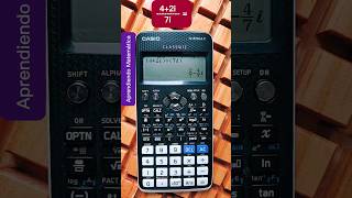 DIVISIÓN de NÚMEROS COMPLEJOS con la CALCULADORA CIENTÍFICA Casio fx570 LAX 😎 [upl. by Matthieu]