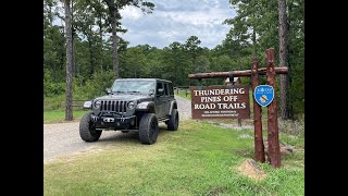 Thundering Pines Off Road Trails  Robbers Cave State Park Wilburton OK [upl. by Carlye]