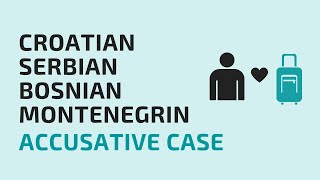 Accusative case in Croatian Serbian Bosnian Montenegrin language [upl. by Garvin184]