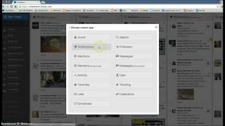 How to use Tweet Deck basics [upl. by Eizzik495]