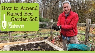 How to Amend Raised Bed Garden Soil for Continued Health [upl. by Chaffinch]