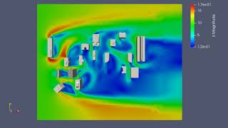 OpenFOAM v50 Tutorial windAroundBuildings [upl. by Dewie]