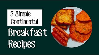 Easy Continental Breakfast Recipes  Hash Brown French Toast Chocolate Coffee  Life of Tang [upl. by Aicarg]