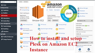 How to install and setup Plesk on Amazon EC2 instance [upl. by Hakvir]