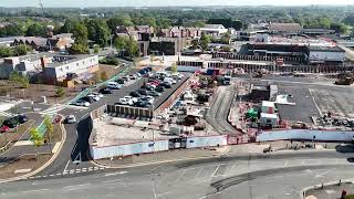 Winsford Town Centre Drone Footage  August 2024 [upl. by Ditter]