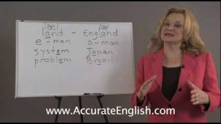 English Pronunciation  vowel changes in stressed and unstressed syllables  Accurate English [upl. by Anemaj]