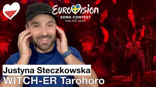 Reaction 🇵🇱 Justyna Steczkowska  WITCHER Tarohoro Potential Eurovision 2024 Poland Live [upl. by Atirac]