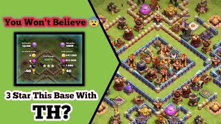 How To 3 Star Town Hall 16 With Town Hall 14  Clash Of Clans  TH14 Dominates TH16 [upl. by Ilene599]