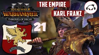 DEFENDING STIRLAND  CONFEDERATION  Total War Warhammer 3 IE Part 21 KARL FRANZ [upl. by Enyahc814]