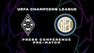 BORUSSIA vs INTER  LIVE  CONTE  RANOCCHIA PREMATCH PRESS CONFERENCE  🎙️⚫🔵 SUB ENG [upl. by Soelch]