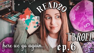 🎲 ReaD20 TBRoll reading game Episode 6  trying popular author amp getting creatively challenged 🎨 [upl. by Ecnarual]