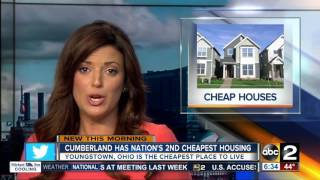 Cumberland MD has secondcheapest housing market in the US [upl. by Llerraf]