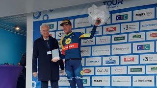 Résumé en images de la 1ère étape du Tour de la Provence 2024  victoire de Mads Pedersen [upl. by Ettelohcin453]