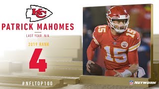 4 Patrick Mahomes QB Chiefs  Top 100 Players of 2019  NFL [upl. by Hulbard35]