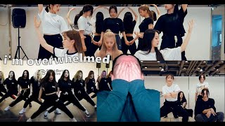 이달의 소녀 LOONA CHERRY BOMB 엔시티 127 DANCE COVER  PTT PAINT THE TOWN DANCE PRACTICE  REACTION [upl. by Malamud967]