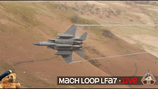 Live Exclusive Show LFA7 MACH LOOP • Low Flying Area USAF amp RAF Aircraft 200423 [upl. by Harday532]