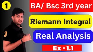 Riemann integral exercise 11  Real analysis bsc 3rd year  riemann theorem real analysis [upl. by Pippa]