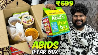 What’s Inside 699₹ Abids Iftar Box 🔥  Ramadan Month Started  Foodie Prabu [upl. by Septima]