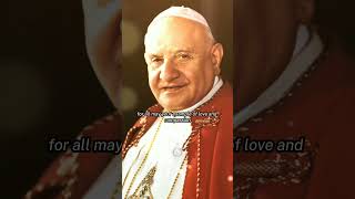 Prayer to Saint Pope John XXIII  One Minute for God  Daily Catechism Worldwide [upl. by Eldred305]