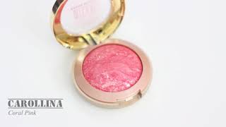 Milani baked blush swatches [upl. by Tristram]