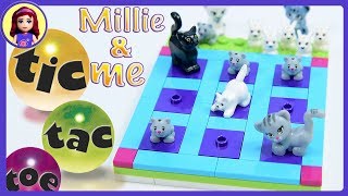 Lego Friends Tic Tac Toe  Millie amp Me  Build and Play [upl. by Oeniri]