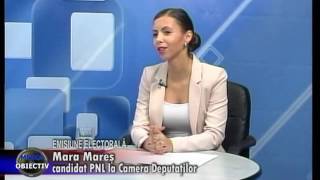 Emisiune Media Obiectiv  Mara Mares candidat PNL Camera Deputatilor  25 noiembrie 2016 [upl. by Warenne157]