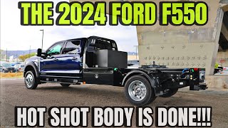 The 2024 Ford F550 Lariat CM HotShot Body With Headache Rack Is Finally Done [upl. by Calisa]