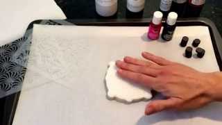 Airbrushing and stenciling basics [upl. by Ennahgem414]