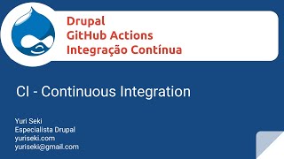 Configuração do GitHub Actions  CI Continuous Integration [upl. by Murry310]