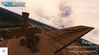 MSFS 2020 Flight Diary  1日1飛  Paraguay  SGCG to SGPC  Microsoft Flight Simulator 2020 [upl. by Yerggoeg179]