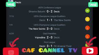 LiveDecic VS Dinamo BatumiEurope UEFA conference league qualification [upl. by Rebak995]