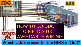 HOW TO WIRING DDC TO AIR HANDALING UNIT HOW TO READ IO SUMMARY LIST HOW TO DO DDC PANEL TERMINATION [upl. by Figone871]