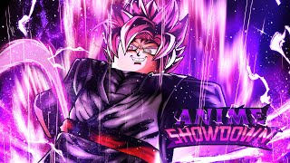 God Of Skill Spam The Roblox Anime Showdown Goku Black Experience [upl. by Niliak]