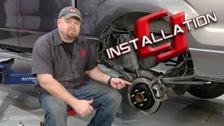 F150 StopTech FrontRear Brake Rotor Kit With Posi Quiet Brake Pads 6Lug 20122017 Installation [upl. by Atiuqer]