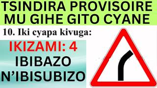 AMATEGEKO YUMUHANDA 🚨🚔 IBIBAZO NIBISUBIZO BYIKIZAMINI CYA PROVISOIRE 🚨 TSINDIRA PROVISOIRE VUBA [upl. by Thomey]