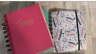 New CoverAugust SetupHappy Planner [upl. by Ragland]