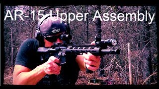 How To Build An AR15 Upper With A Free Float Troy Alpha Rail In HD [upl. by Dosia]