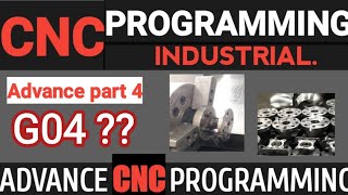 cnc programming CODE G04 Dwell time [upl. by Forras895]